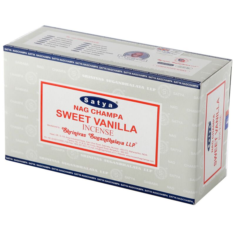 01365 Sweet Vanilla - Satya Nag Champa Inciense Sticks