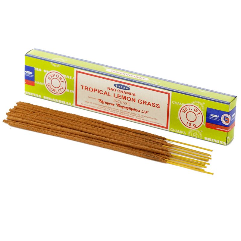 01366 Lemongrass tropicale - Sticchi di incenso Satya Nag Champa