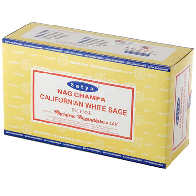 01406 VFM California White Sage - Satya Nag Champa Inciense Sticks