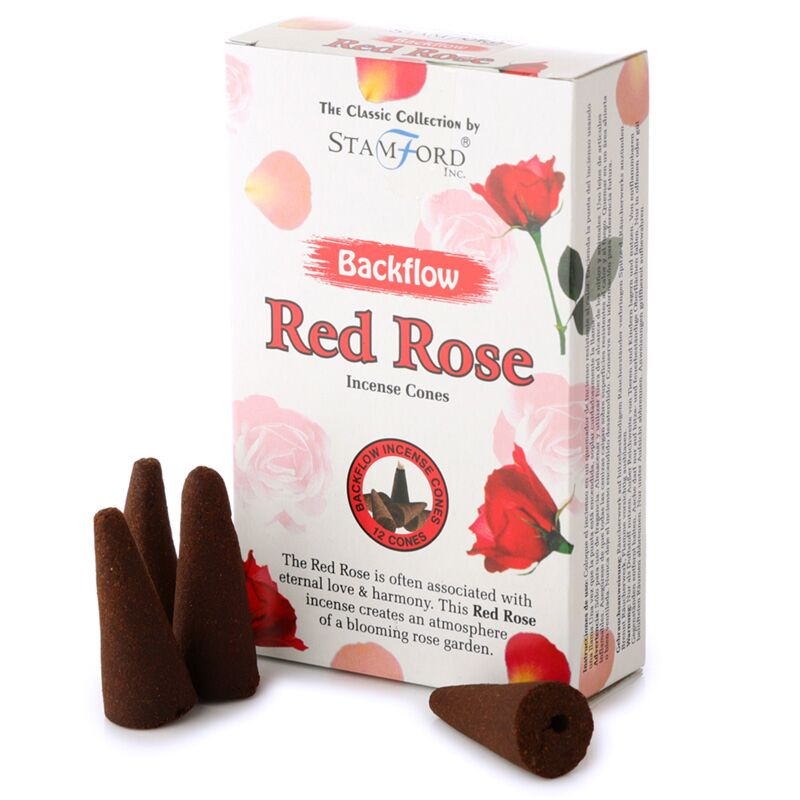 37429 Conos de incienso de refresco de Stamford - Rose Rose