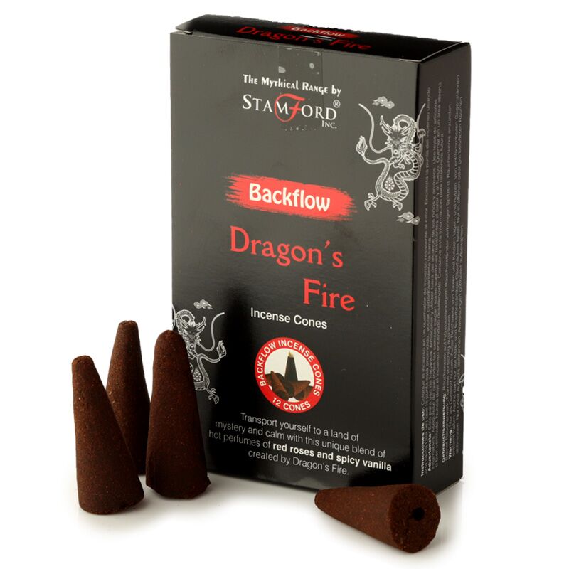 37482 Conos de incienso de Backflow de Stamford - Dragon Fire