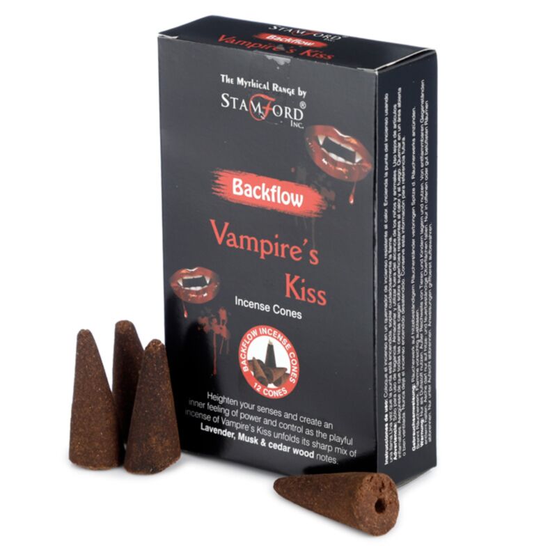 37484 Conos de incienso de Backflow de Stamford - Vampire Kiss