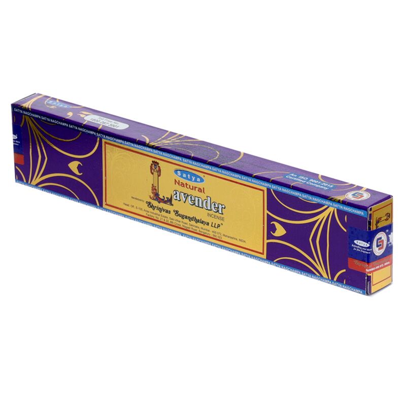01444 natural lavender - satya nag champa wierook stokjes