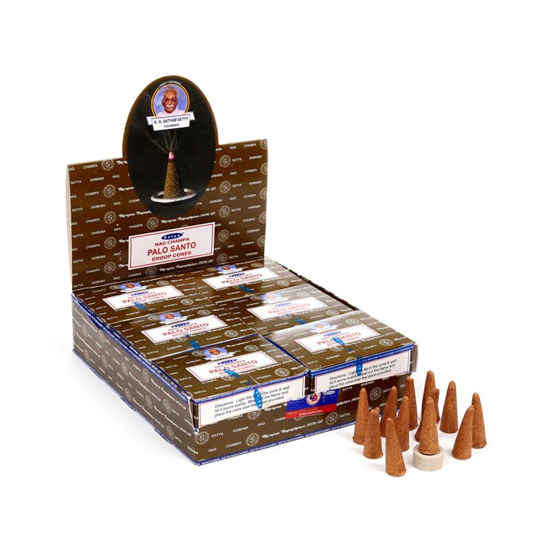 Satya palo santo nag champa dhoop wierook kegels
