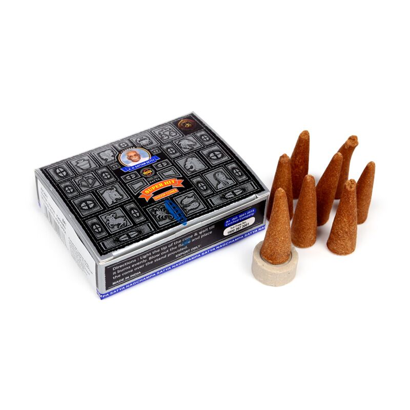 Conos de incienso Satya super hit nag champa dhoop
