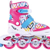 Inline skates move: love wit roze (562411) maat 38 41