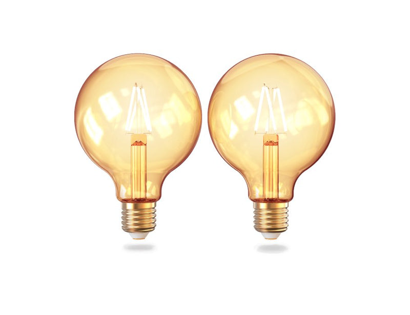 Lampada LED INNR Wifi E27Filament Vintage Globe 2 pezzi