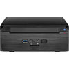 Inter-tech itx mw-02 ii htpc behuizing (zwart | 1x usb-a | 1x usb-c)