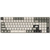 Iqunix f97 hitchhiker wireless mechanical keyboard, gaming toetsenbord (grijs wit, us lay-out, cherry mx red, rgb leds, 96%, hot-swappable, pbt, 2.4ghz | bluetooth 5.1 | usb-c)