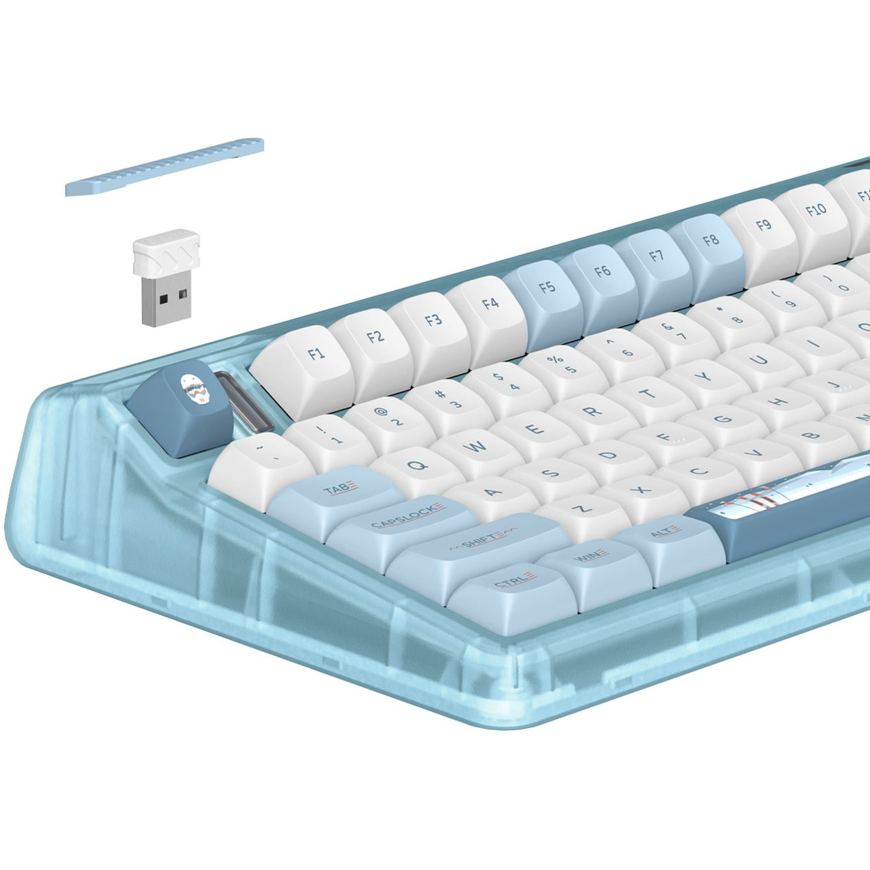Teclado mecánico inalámbrico Iqunix OG80 Wintertide