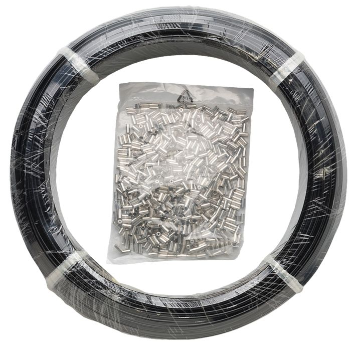 Caja de freno Jagwire 5mm cex (tapas finales incluidas) (200 m) - negro