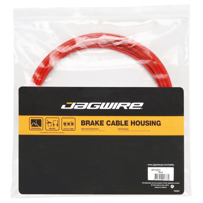 Custodia freno Jagwire 5mm cgx-sl slick-lube (10 m) - rosso