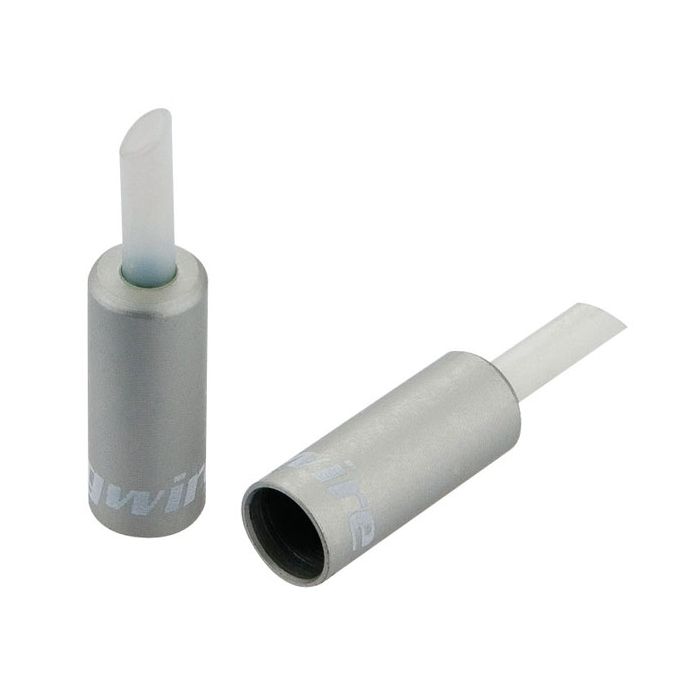 Cappucci terminali Jagwire rivestiti - freno da 5 mm - lega (50 pezzi) - argento