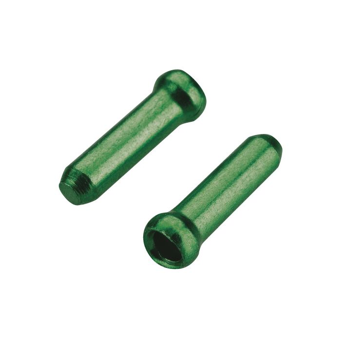 Puntas de cable Jagwire - freno o cambio (500 piezas) - verde efectivo