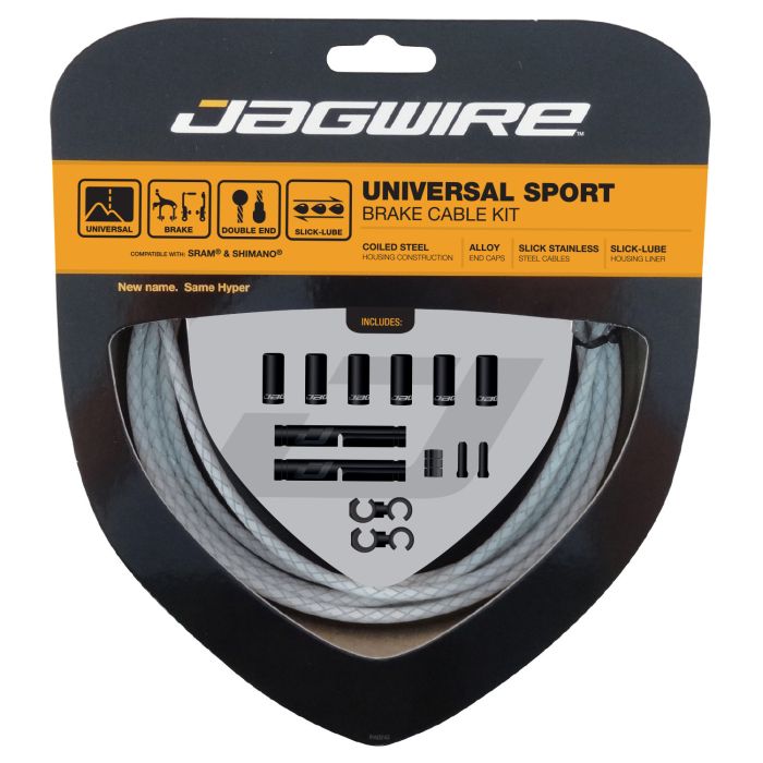 Kit de freno deportivo universal Jagwire - trenzado blanco
