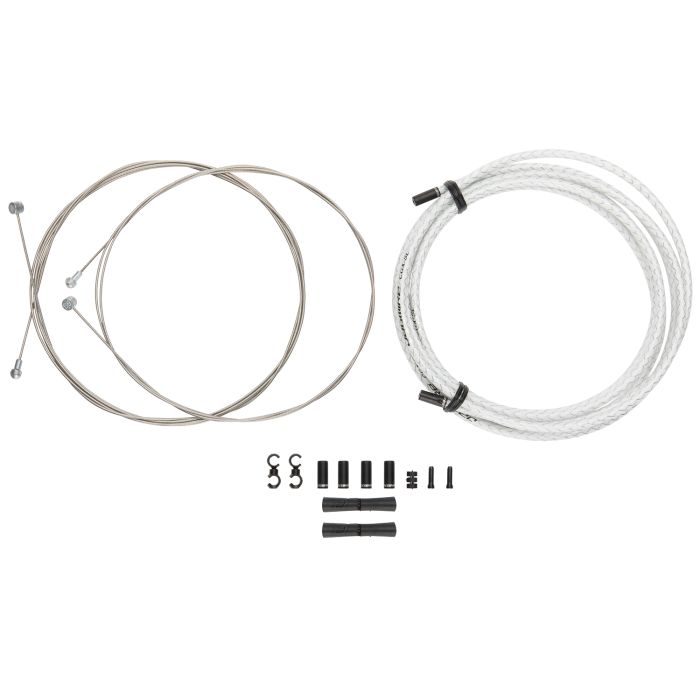 Kit de freno deportivo universal Jagwire - trenzado blanco