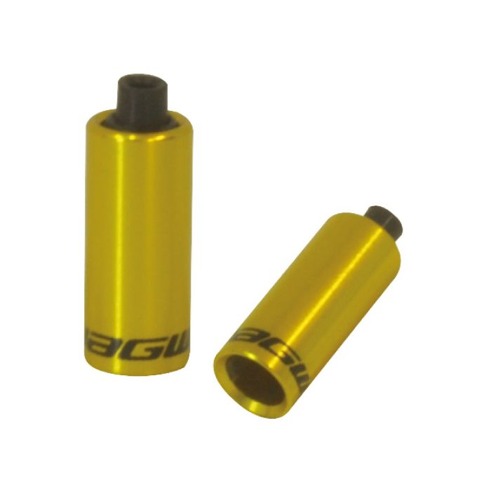 Tapas de extremo Jagwire con capucha - cambio de 4 mm - aleación (30 piezas) - oro