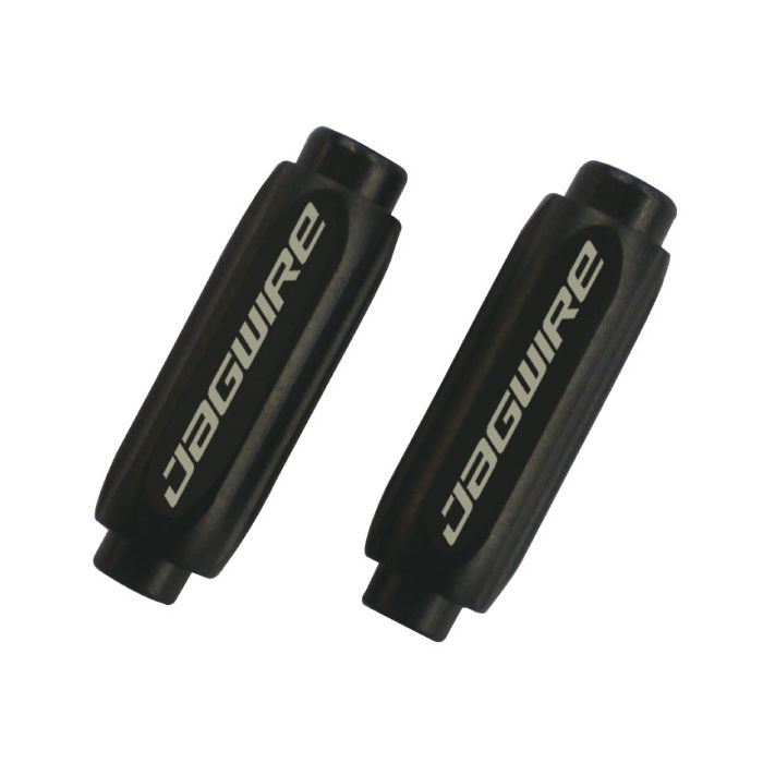 Ajustador de índice en línea Jagwire pro (cambio trenzado 4,5 mm) (2 piezas) - negro