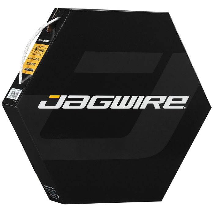 Caja de cambio Jagwire 4,5 mm lex-sl slick-lube (30 m) - trenzado blanco