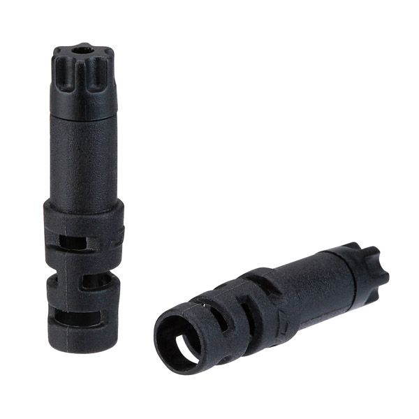 Jagwire end caps anti-kink - 4mm shift - plastic (30pcs) - black