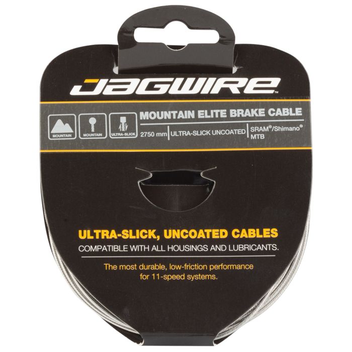 Cable de freno de montaña Jagwire - elite pulido ultra-slick inoxidable - 1.5x2750mm - sram shimano