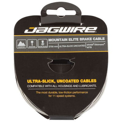 Cavo freno da montagna Jagwire - acciaio inossidabile ultra-slick lucidato elite - 1.5x2750mm - sram shimano