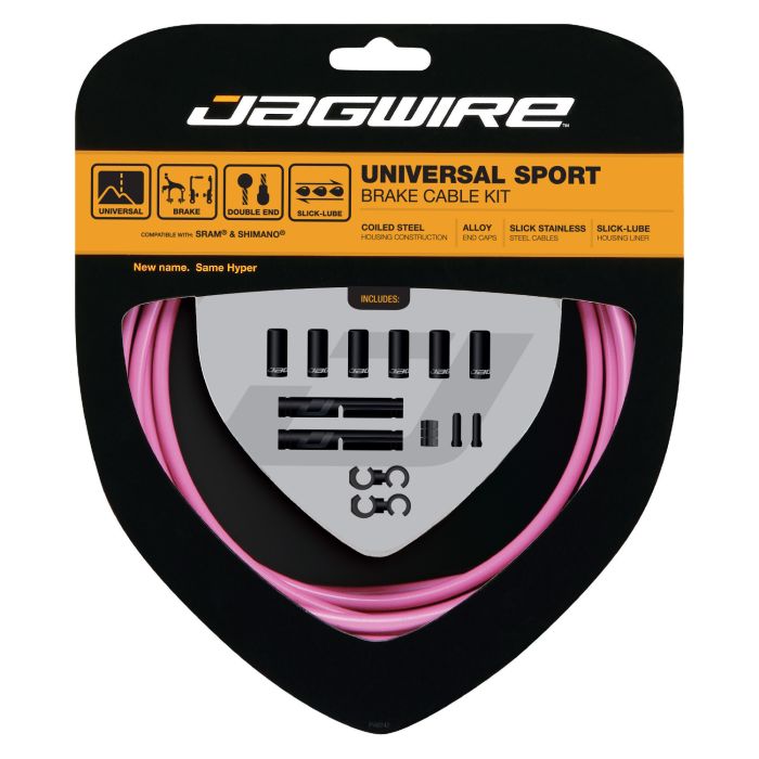 Kit freno sportivo universale Jagwire - rosa