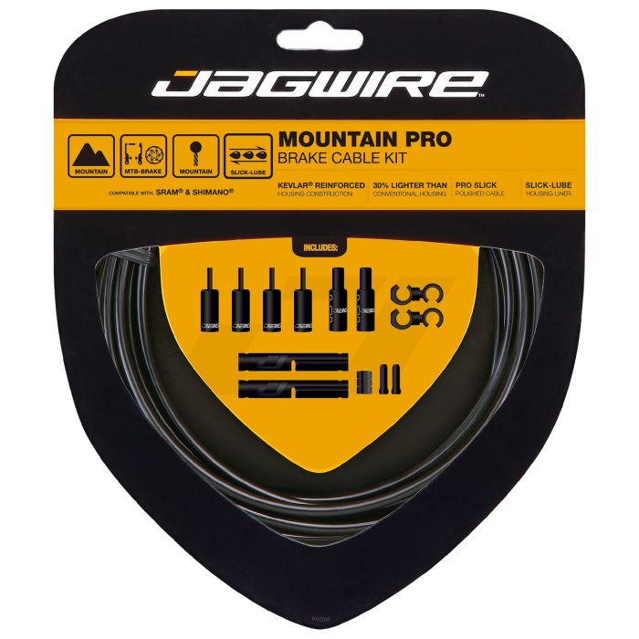 Jagwire mountain pro kit de frenos - negro