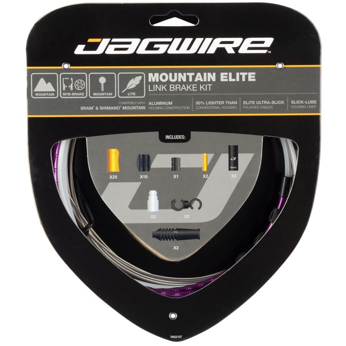Kit freno Jagwire Mountain Elite Link - viola limitato