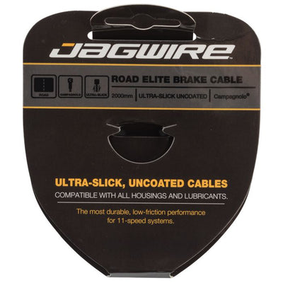 Cavo freno da strada Jagwire - acciaio inossidabile ultra-slick lucidato elite - 1.5x2000mm - campagnolo