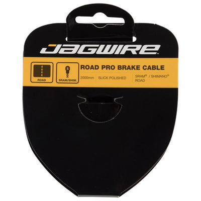 Cavo freno da strada Jagwire - acciaio inossidabile lucido lucido - 1.5x2000mm - sram shimano