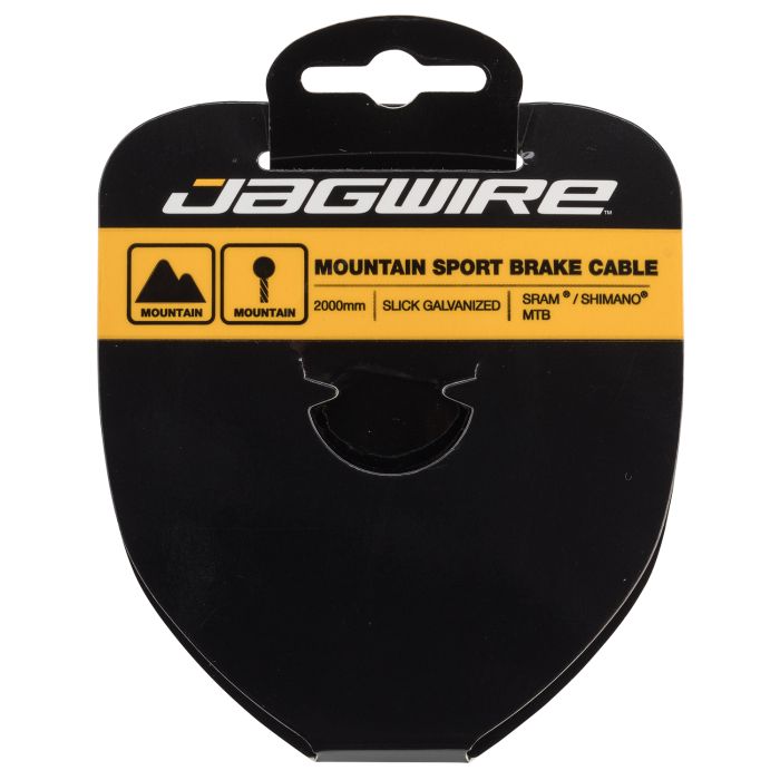 Cable de freno de montaña Jagwire - sport slick galvanizado - 1.5x2000mm - sram shimano