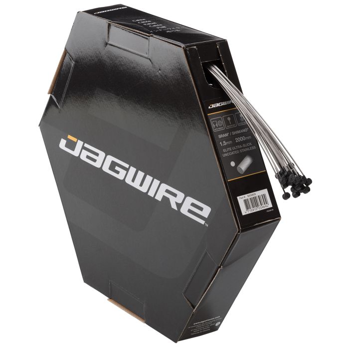 Cable de freno de montaña Jagwire - elite pulido ultra-slick inoxidable - 1.5x2000mm - sram shimano (25uds)