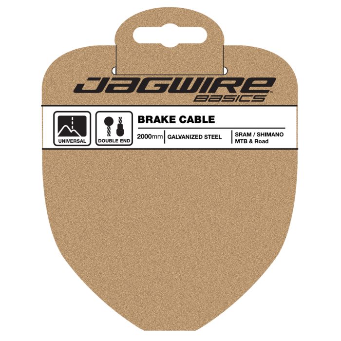 Cavo freno Jagwire Road Mountain Basic in acciaio (zincato).