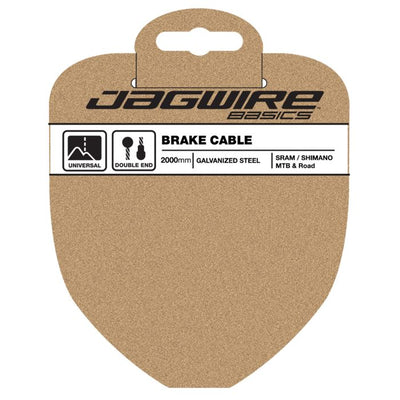 Cavo freno Jagwire Road Mountain Basic in acciaio (zincato).