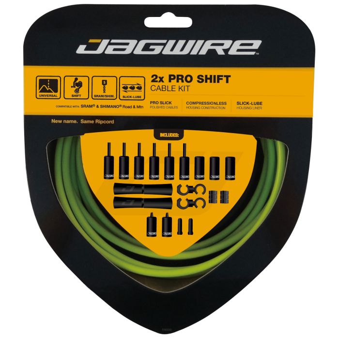 Kit cambio Jagwire 2x pro - verde organico