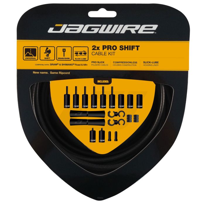 Kit de cambio Jagwire 2x pro - negro sigiloso