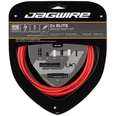 Kit cambio sigillato Jagwire 2x elite - rosso