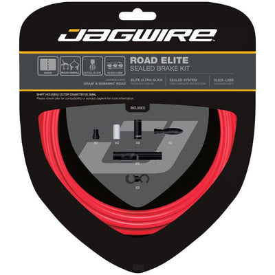 Kit de frenos sellados Jagwire road elite - rojo