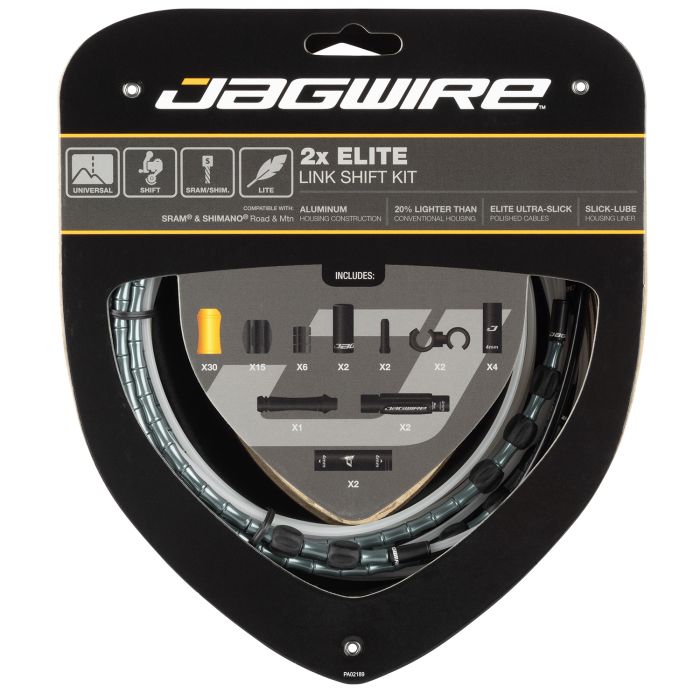 Kit cambio Jagwire 2x elite link - grigio