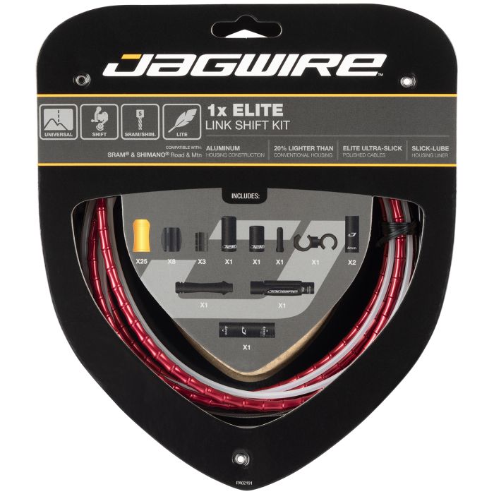 Kit cambio Jagwire 1x elite link - rosso