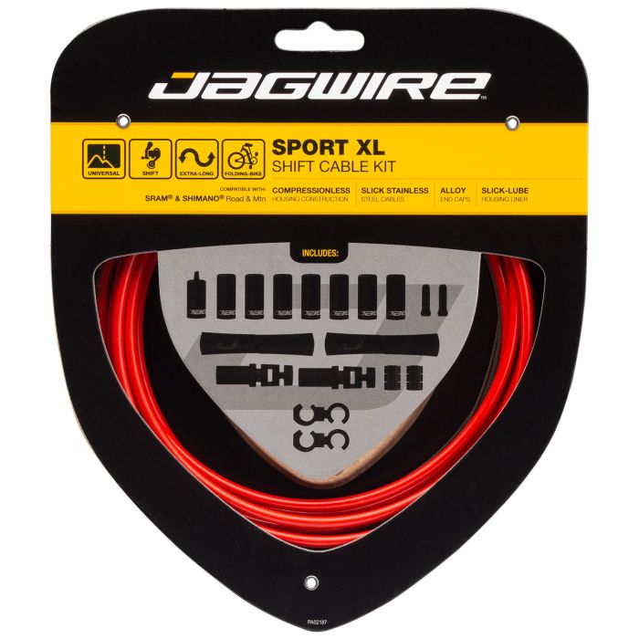 Kit Jagwire Sport Shift XL - rosso