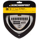 Jagwire 2x kit de cambio deportivo - trenzado blanco