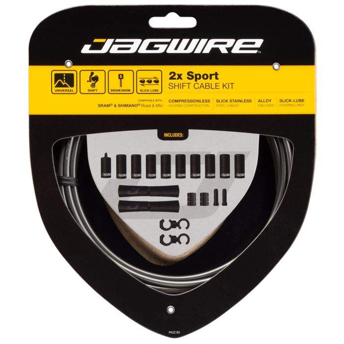 Kit cambio sportivo Jagwire 2x - grigio ghiaccio