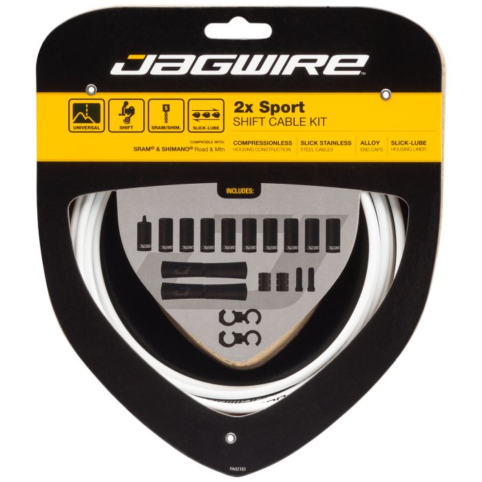 Kit cambio sportivo Jagwire 2x - bianco