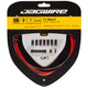 Jagwire 1x kit de cambio deportivo - rojo