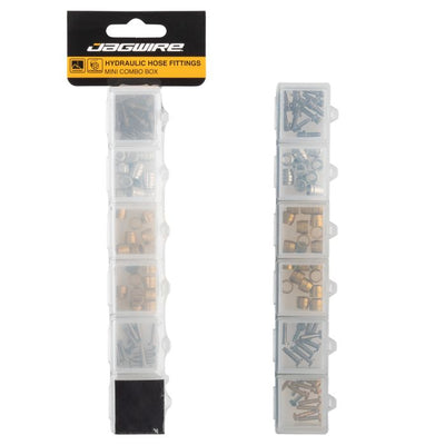 Mini caja combinada de accesorios para mangueras hidráulicas Jagwire
