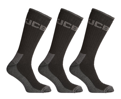 Calcetines de trabajo Ty JCB pesados ​​| talla 39-43 | 3 pares - jcbx108a