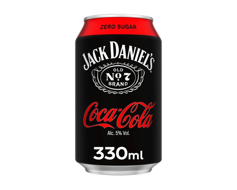 Lata Jack Daniel's Coca Cola Zero (12x 33cl)