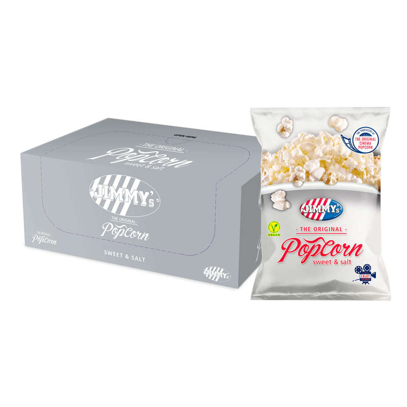 Palomitas de maíz dulces saladas Jimmy's mini (21x 22gr)